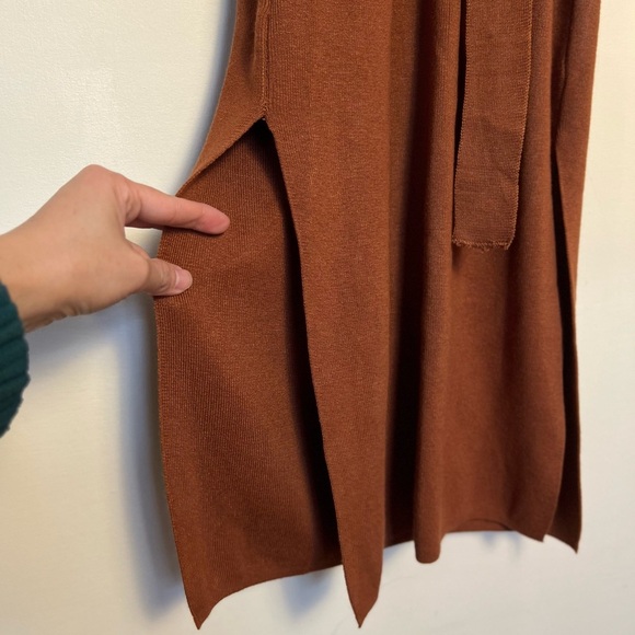 Womens Long Knitted Dress Sexy Wrap Sweater Long Sleeves Occasion Chic Fitted - Picture 8 of 16